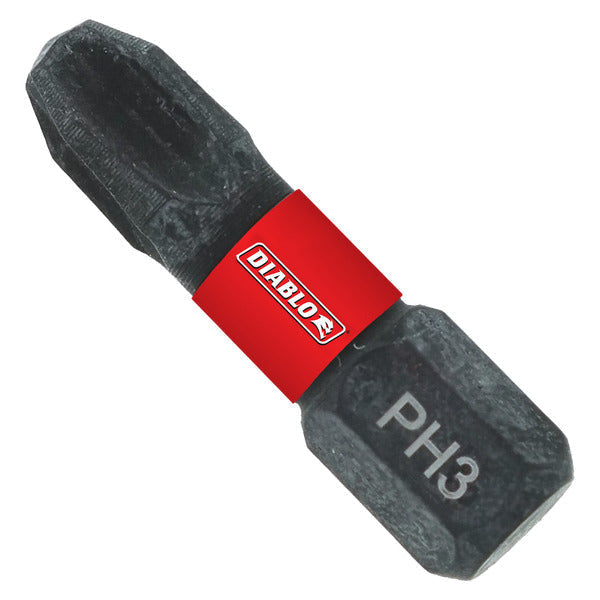 Diablo DPH31B 1" #3 Phillips Drive Bit (Bulk)