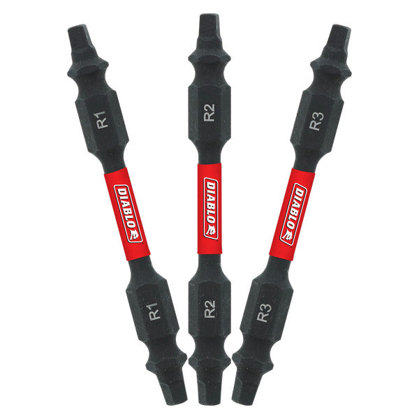 Diablo DDESQ225B 2-1/2" Double-Ended Square Drive Bit (Bulk)