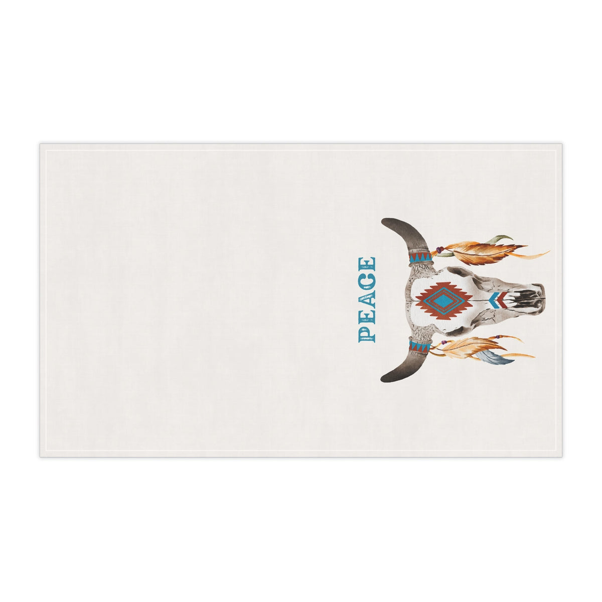 Southwestern Colors Peace Tea Towels, Kitchen Linens, Decorative Hand Towels, Home Gift Towels, Housewarming Hostess Gift, House Decor