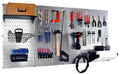 Pro-Grade Pegboard Organizer Kit - Galvanized Pegboard with Accessories
