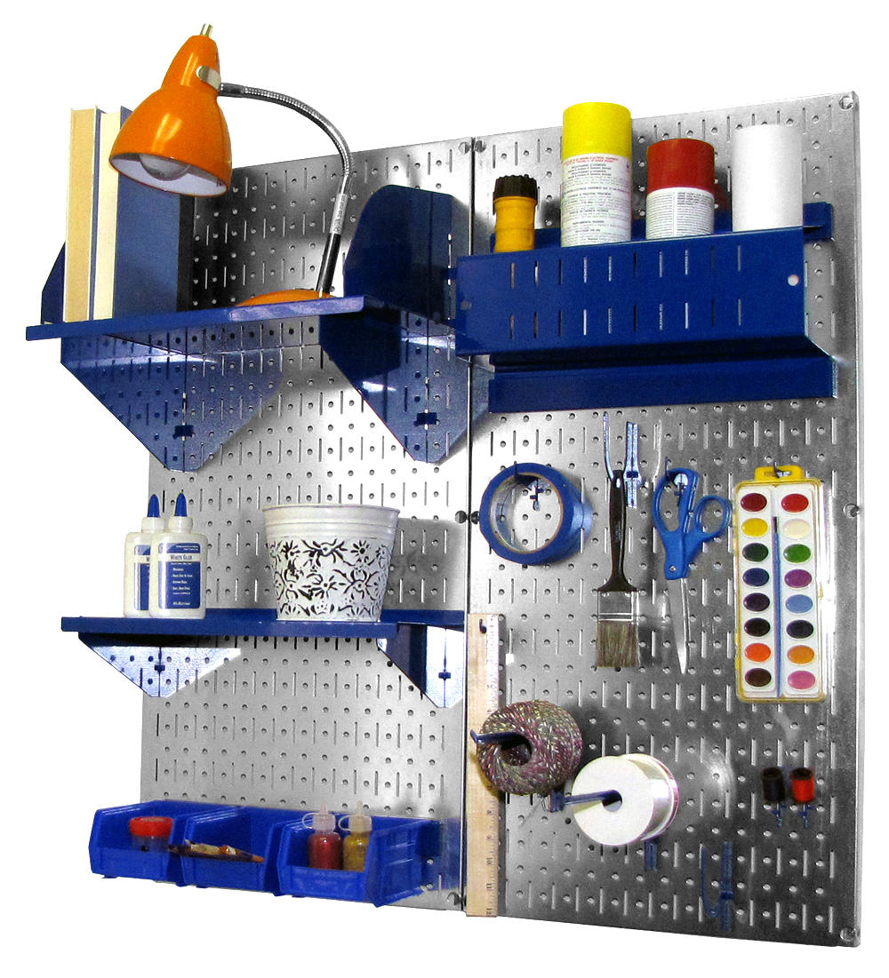 Craft & Hobby Pegboard Organizer Kit - Pegboard With Accessories