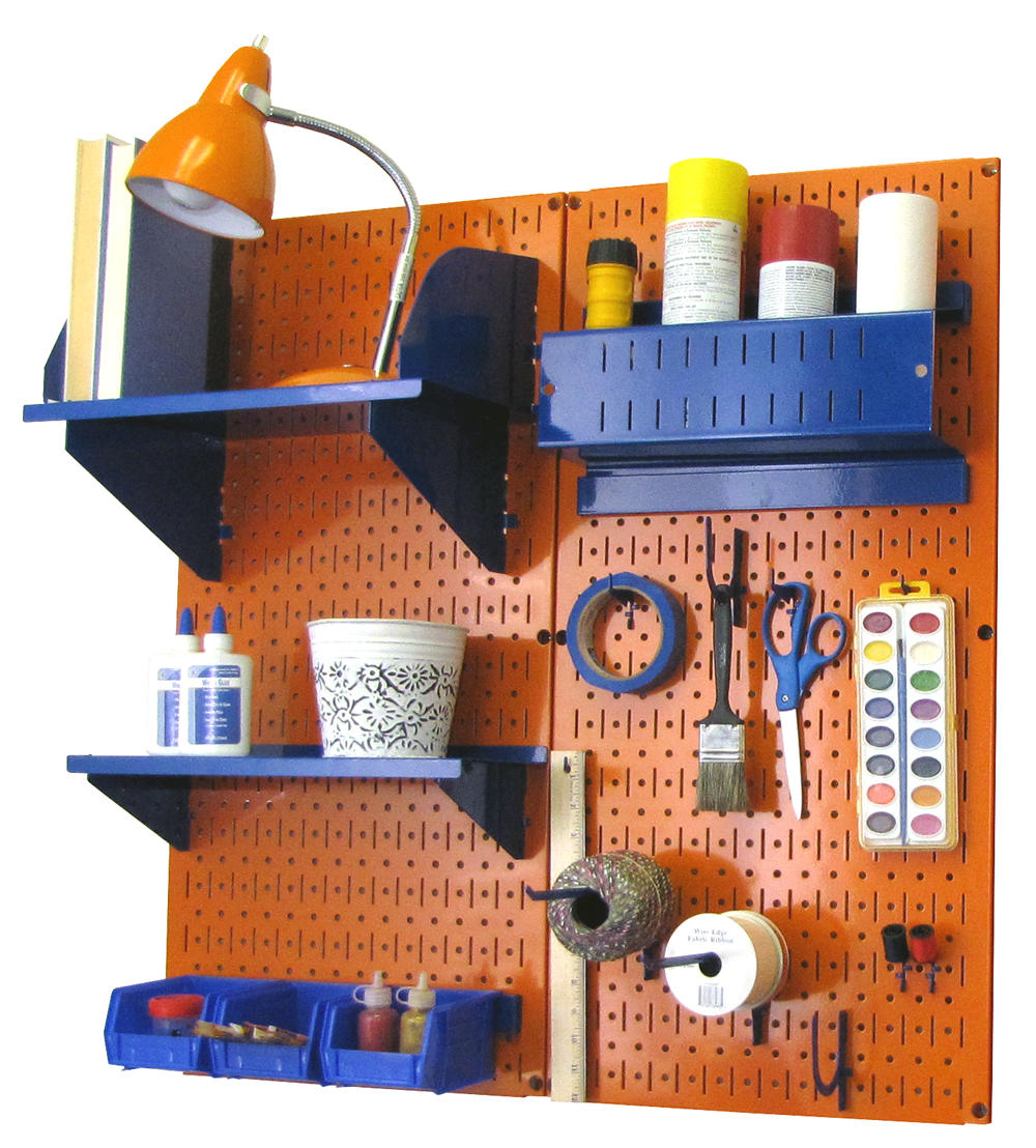 Craft & Hobby Pegboard Organizer Kit - Pegboard With Accessories