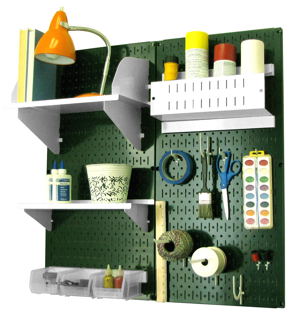Craft & Hobby Pegboard Organizer Kit - Pegboard With Accessories