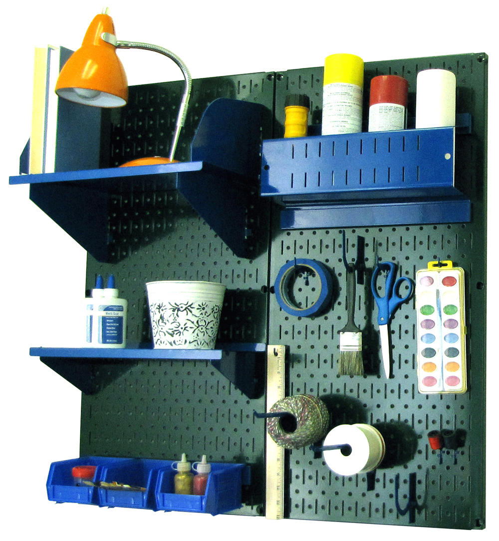 Craft & Hobby Pegboard Organizer Kit - Pegboard With Accessories
