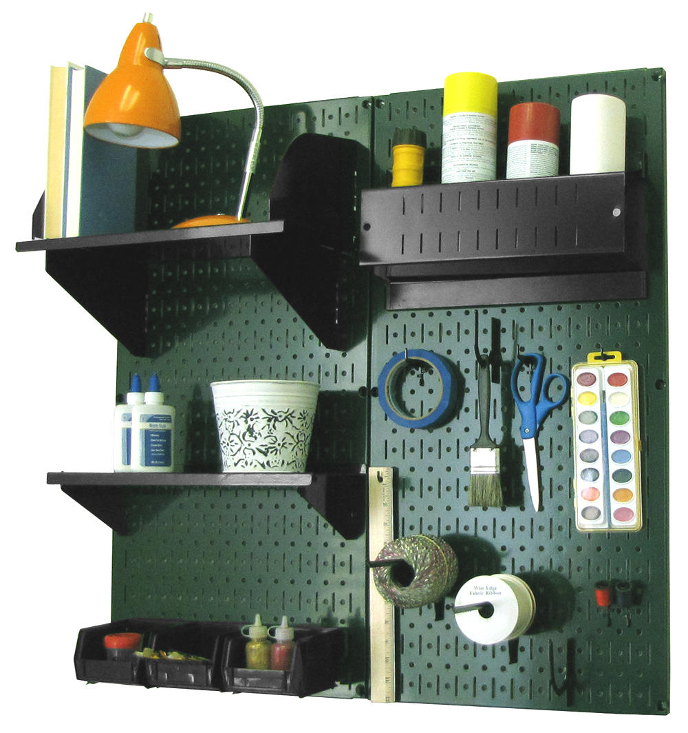 Craft & Hobby Pegboard Organizer Kit - Pegboard With Accessories