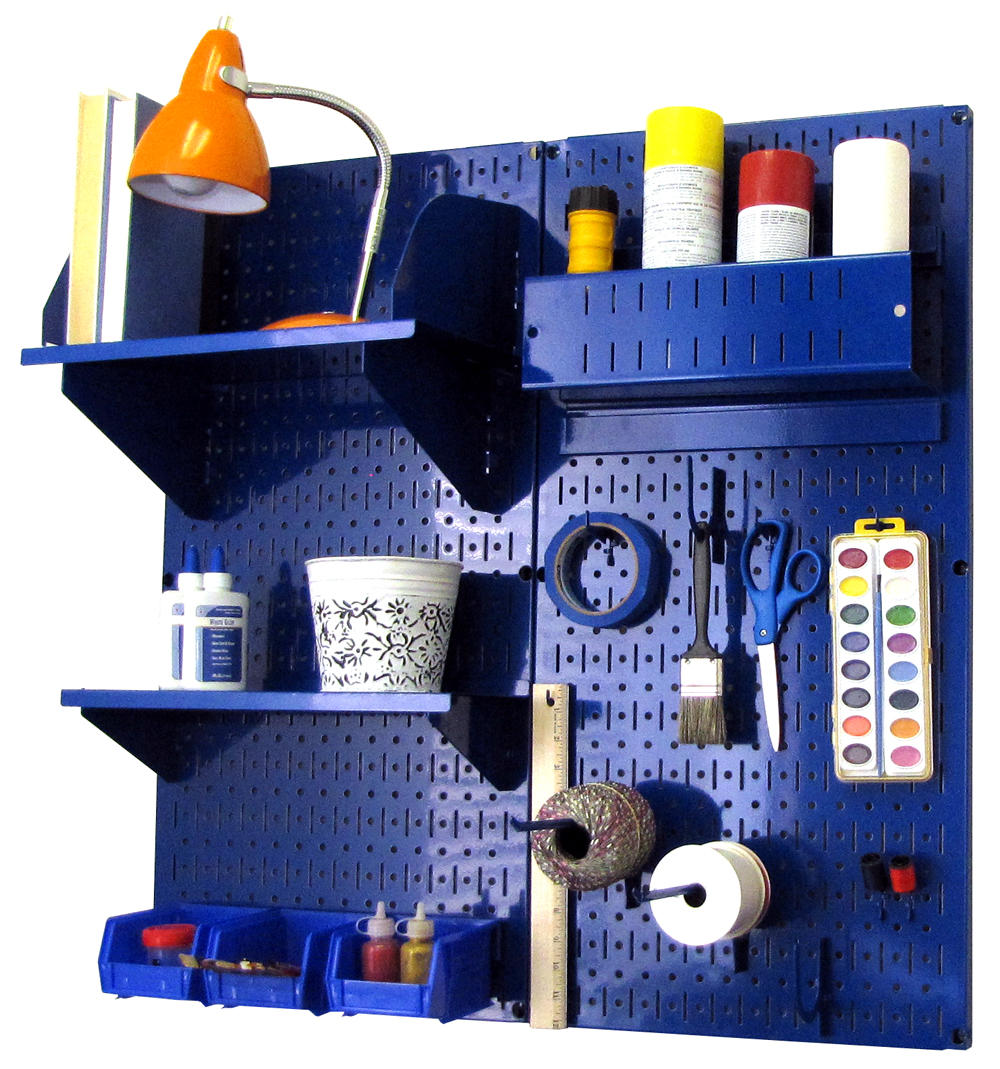 Craft & Hobby Pegboard Organizer Kit - Pegboard With Accessories