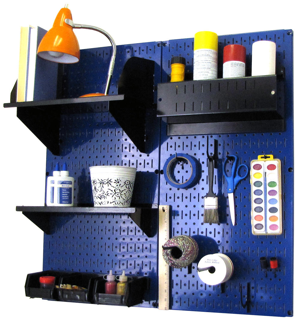Craft & Hobby Pegboard Organizer Kit - Pegboard With Accessories