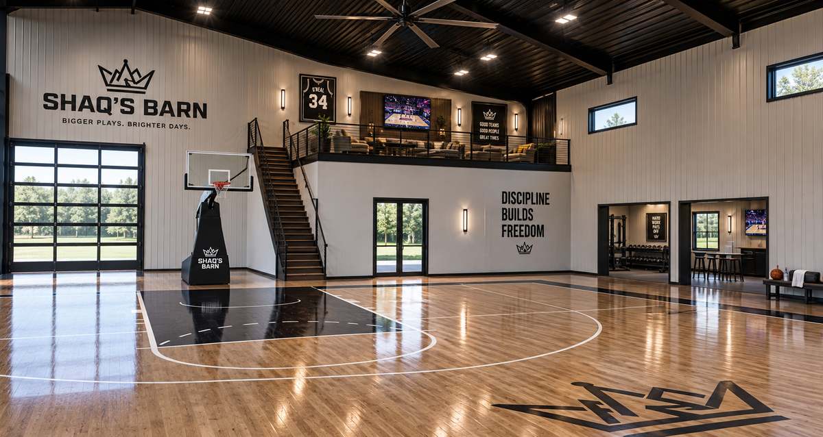 Custom Sports Barn Facility - Custom Blueprint Design