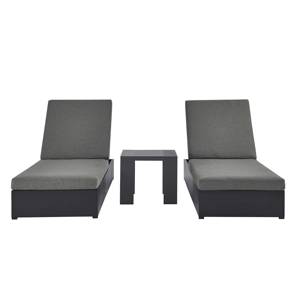 Tahoe 3-Piece Outdoor Patio Chaise Lounge Set