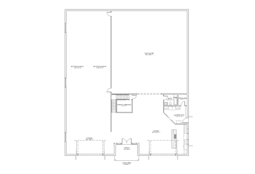 The All-Star Sports Barn Plan Set