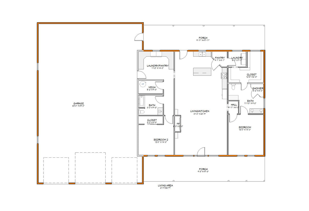 The Reid Barndominium Plan