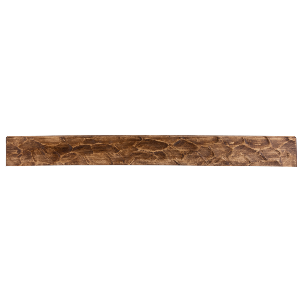 Rough Hewn Poplar Fireplace Mantel Shelf