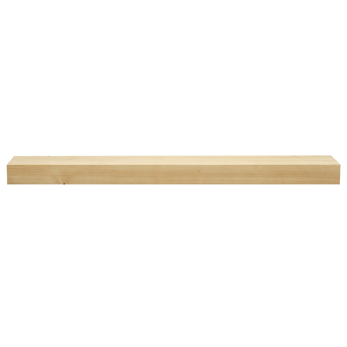 Smooth Solid Floating Timber Fireplace Mantel Shelf