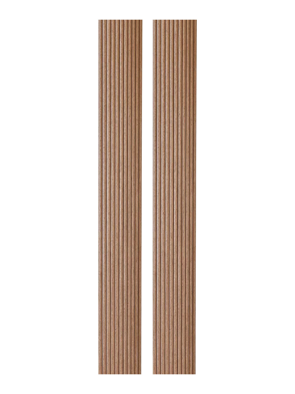 2-Pack Flexible Fluted Wall Panels – Oak