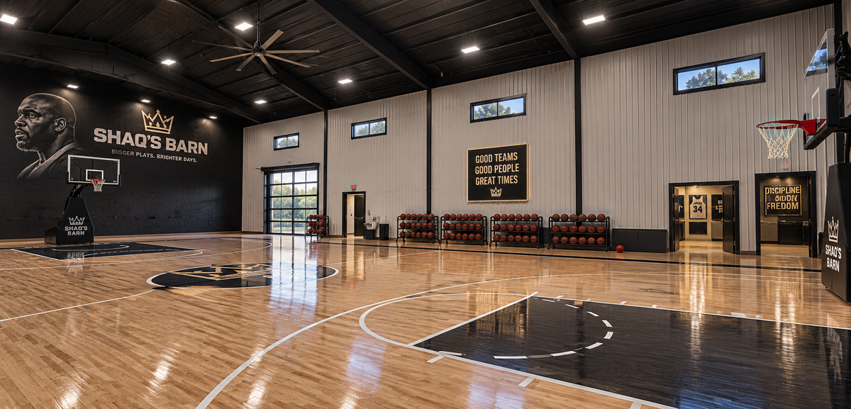 Custom Sports Barn Facility - Custom Blueprint Design