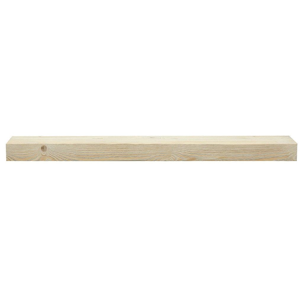 Textured Solid Floating Timber Fireplace Mantel Shelf