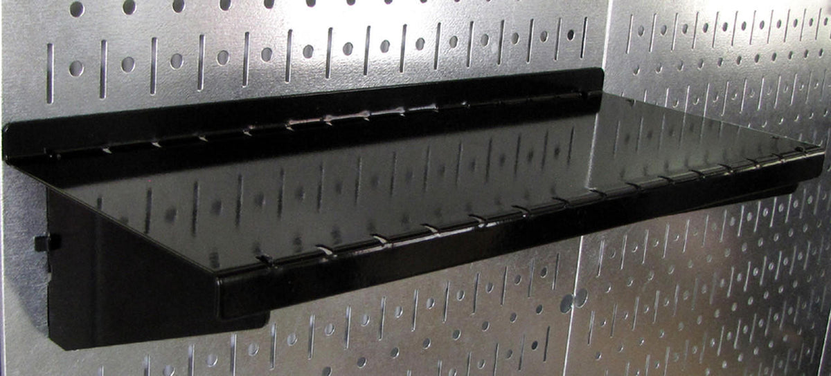 Pro-Grade Pegboard Organizer Kit - Galvanized Pegboard with Accessories