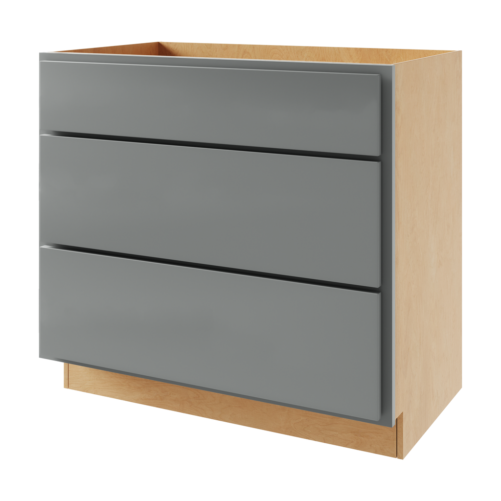 Magnetic Grey 21" 3-Drawer Base Cabinet