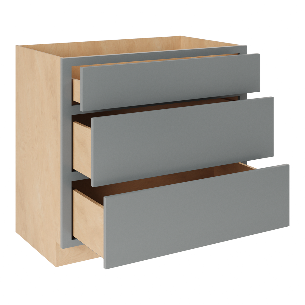 Magnetic Grey 21" 3-Drawer Base Cabinet