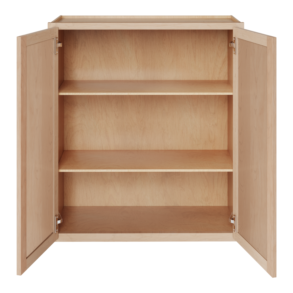 Maple Unfinished 33" x 36" Wall Cabinet