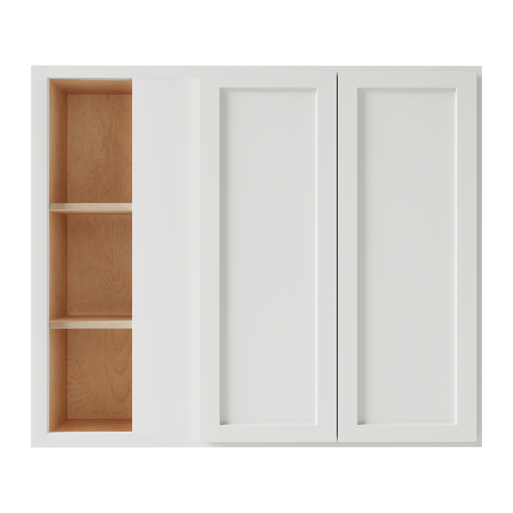 Pure White 39" x 36" Blind Corner Wall Cabinet