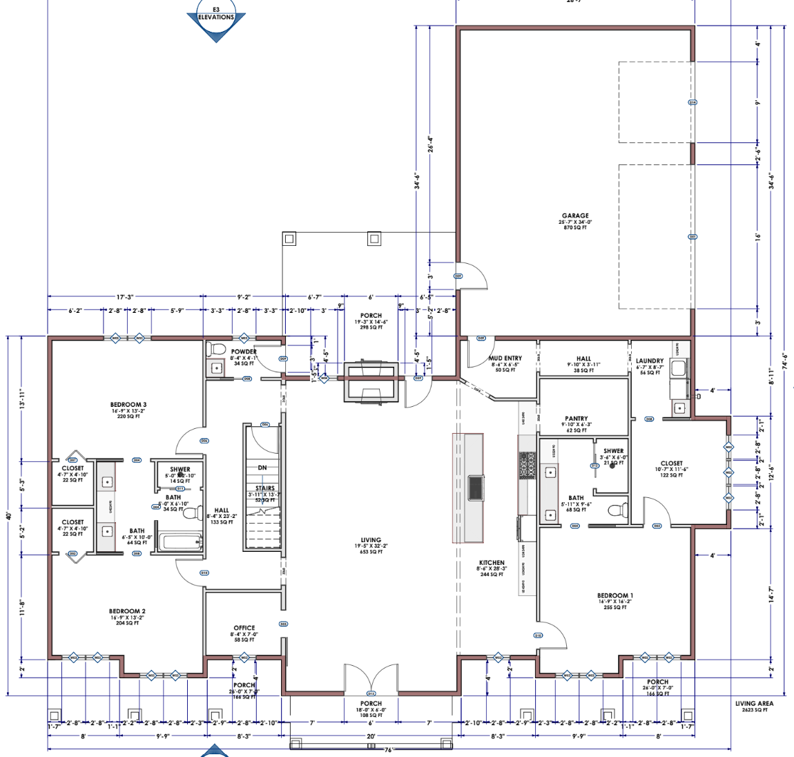 The Orchard Grove Farmhouse Plan