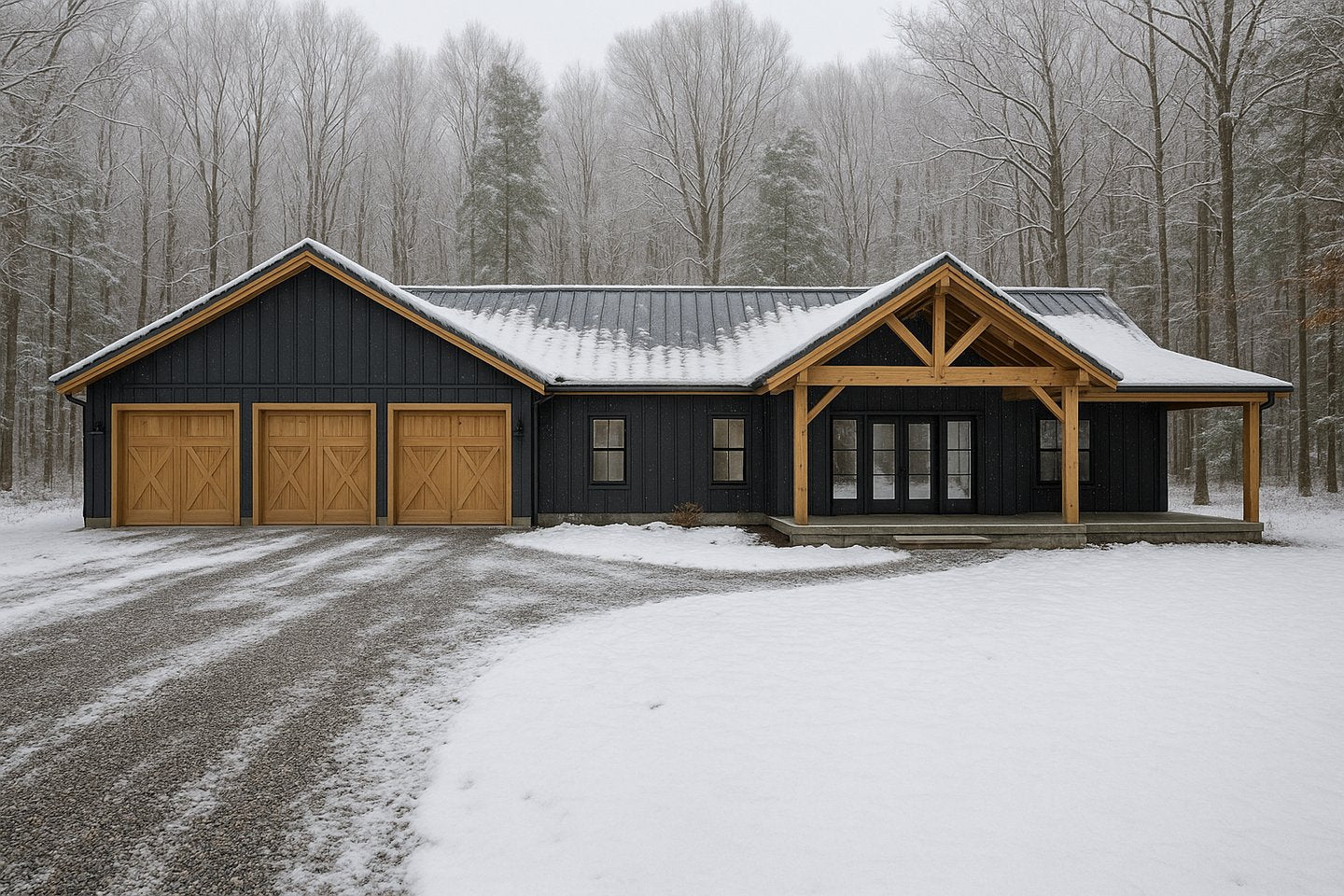 The Casey Barndominium exterior