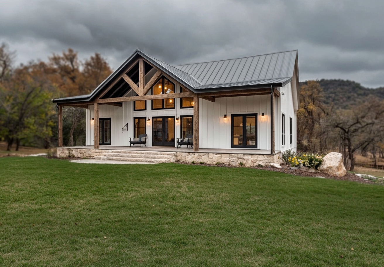 The Classic Wildwood Barndominium exterior
