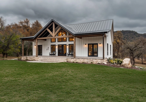 The Classic Wildwood Barndominium exterior