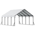 Heavy Duty Metal Carport 20 x 20 ft Outdoor Car Shelter Garage for Boats Trucks