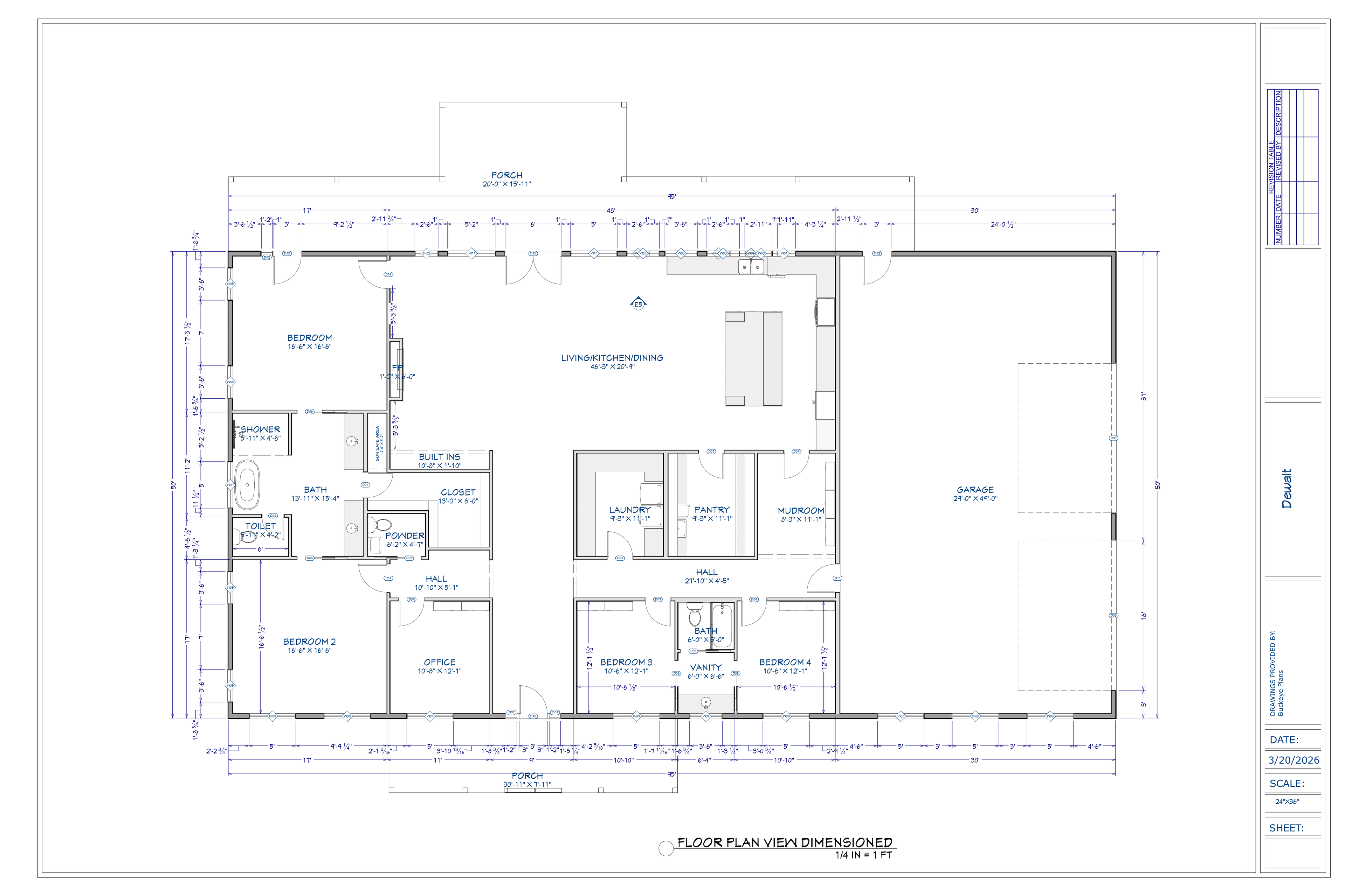 DeWalt plan floor plan