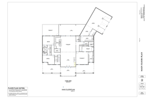 Exact main floor plan sheet from the Hogg final plan PDF
