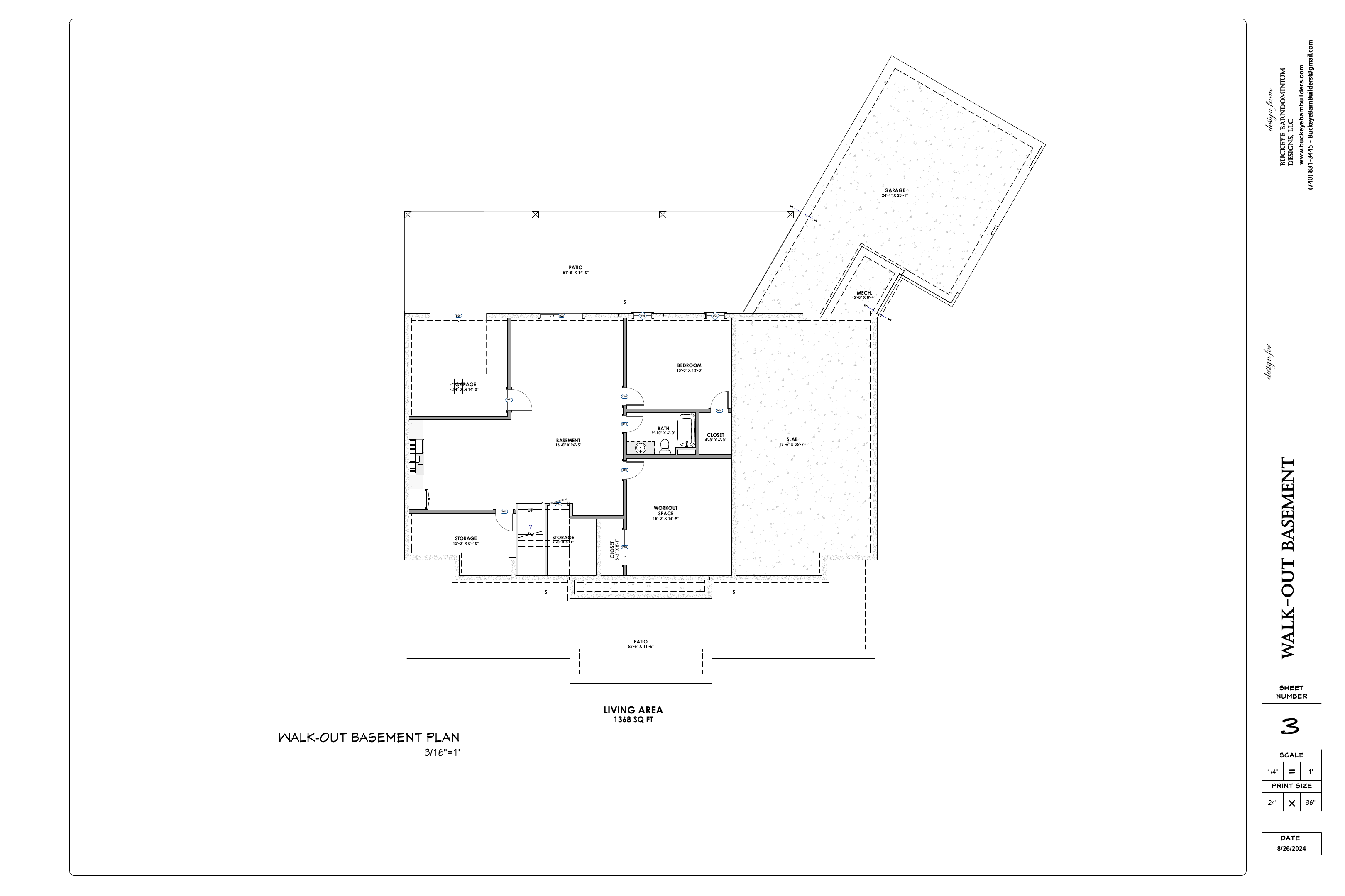 Exact upper floor plan sheet from the Hogg final plan PDF