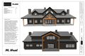 Hunt residence exact exterior views from plan PDF