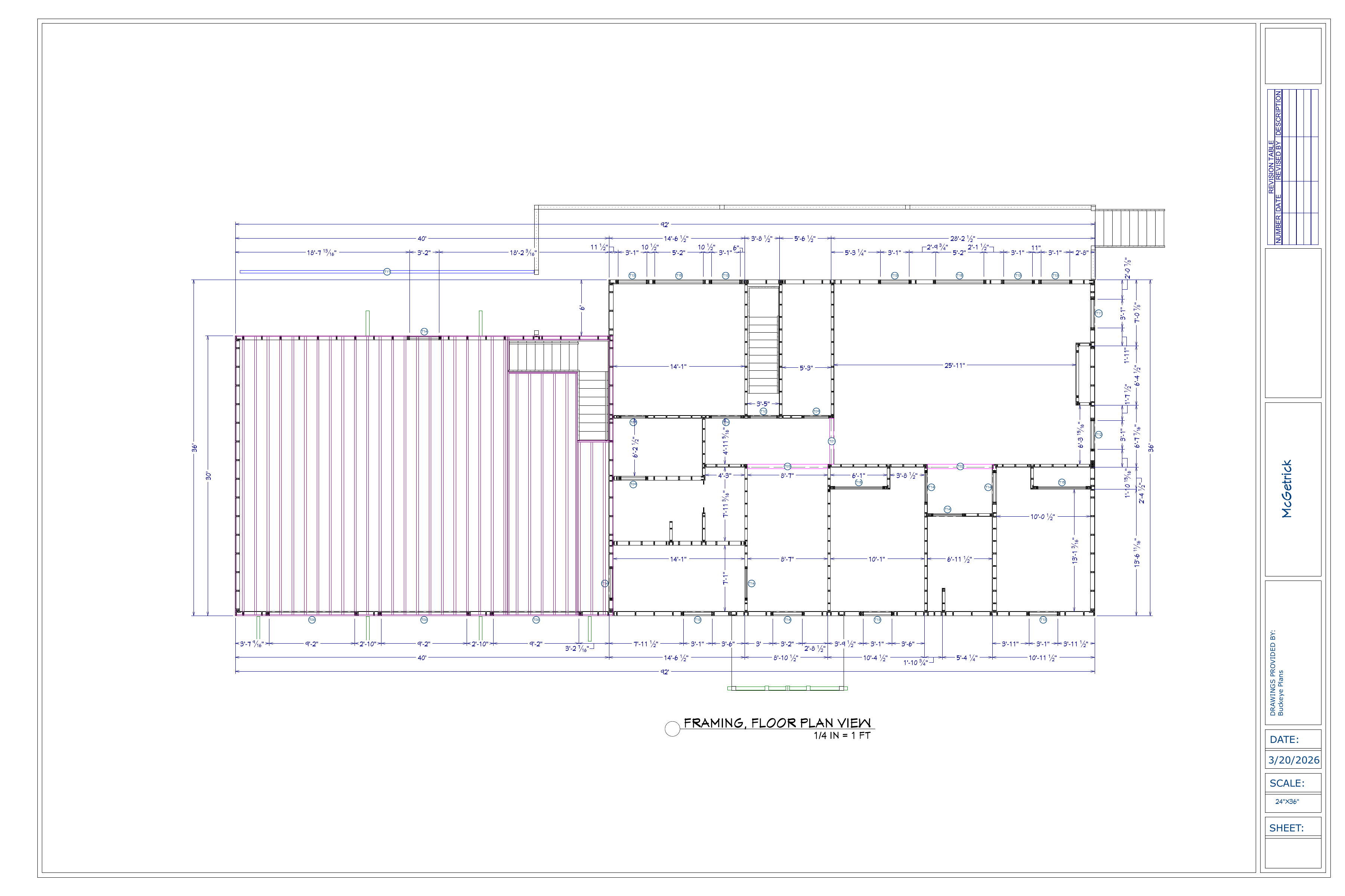 McGetrick residence additional floor plan
