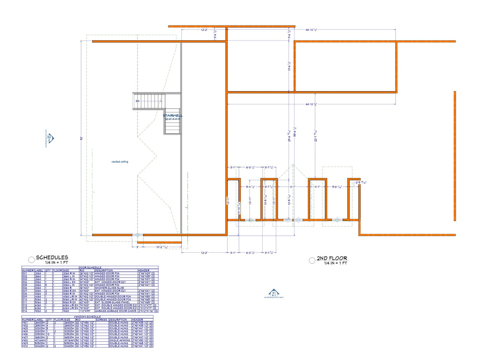 The Ridgecrest Barndominium second floor plan