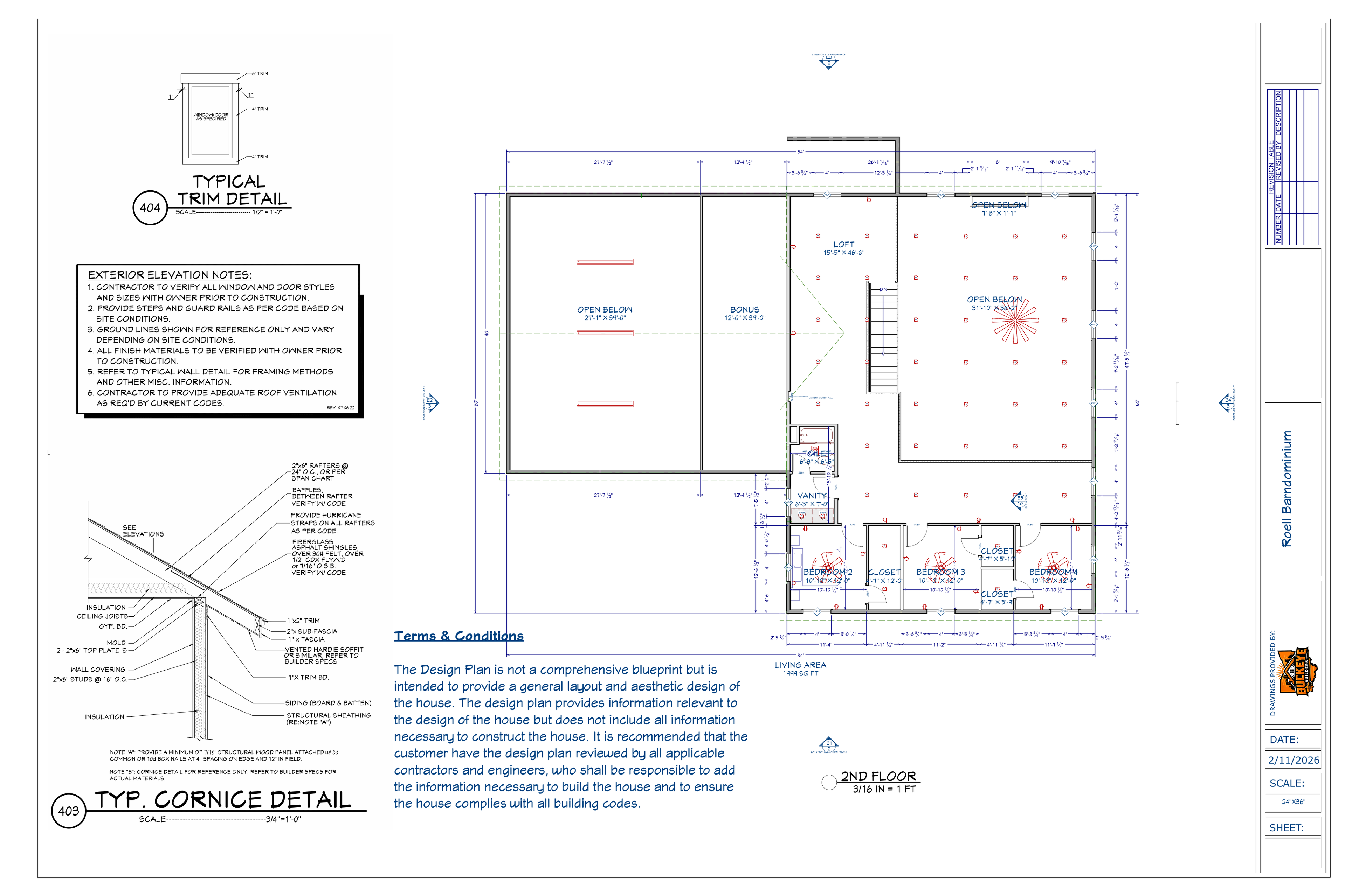 Exact additional floor plan from the Roell final plan PDF