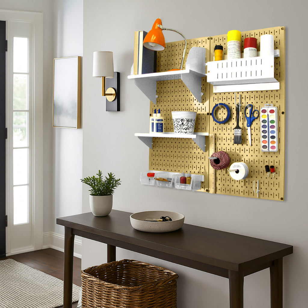 Craft & Hobby Pegboard Organizer Kit - Pegboard With Accessories